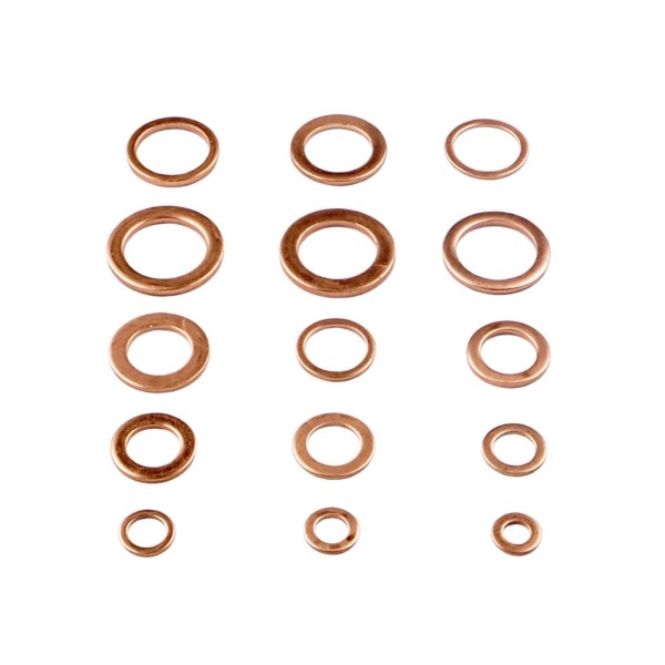 BGS 8052 Sortiment / Set Kupferringe Dichtring Kupfer Ring 150 tlg